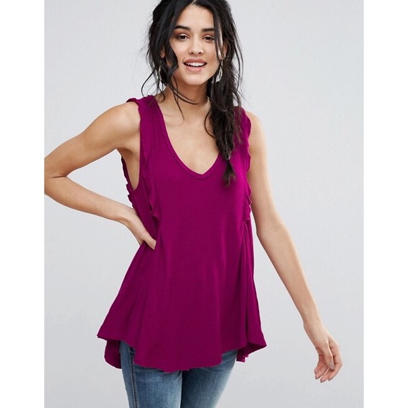 Free People 'Bondi' Knit Waffle Tank - Picture 2 of 7